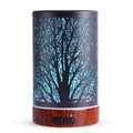 Essential Oil Diffuser, Ultrasonic Diffusers for Essential Oils 100ML Metal Aromatherapy Cool Mist Humidifier with Adjustable Mi