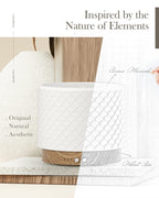 Essential Oil Diffuser, Aesthetic Ceramic Diffusers for Essential Oils,Ultrasonic 280ml Aroma Fragrance Diffuser with Cool Mist