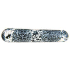 Charged 4 Orbicular Granite (Volcanic) Crystal Massage Wand + Selenite Charging Heart Included (Healing Energy/Increase Protecti