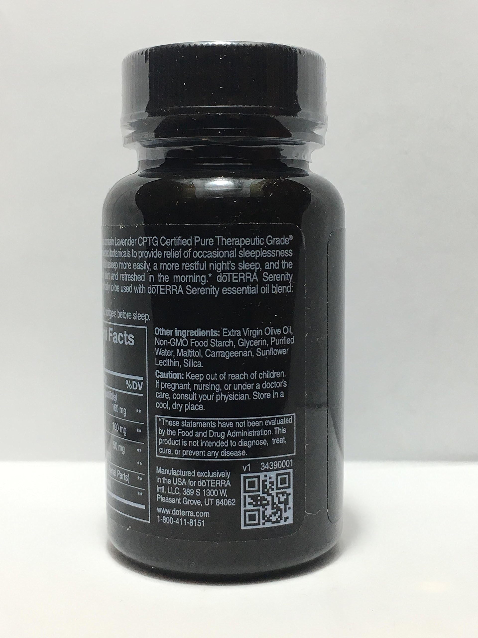 doTERRA - Serenity Softgels Essential Oil Restful Complex - 60 Softgels