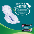 Whisper Maxi Nights Sanitary Pads for Women, XL, Pack of 15 Napkins