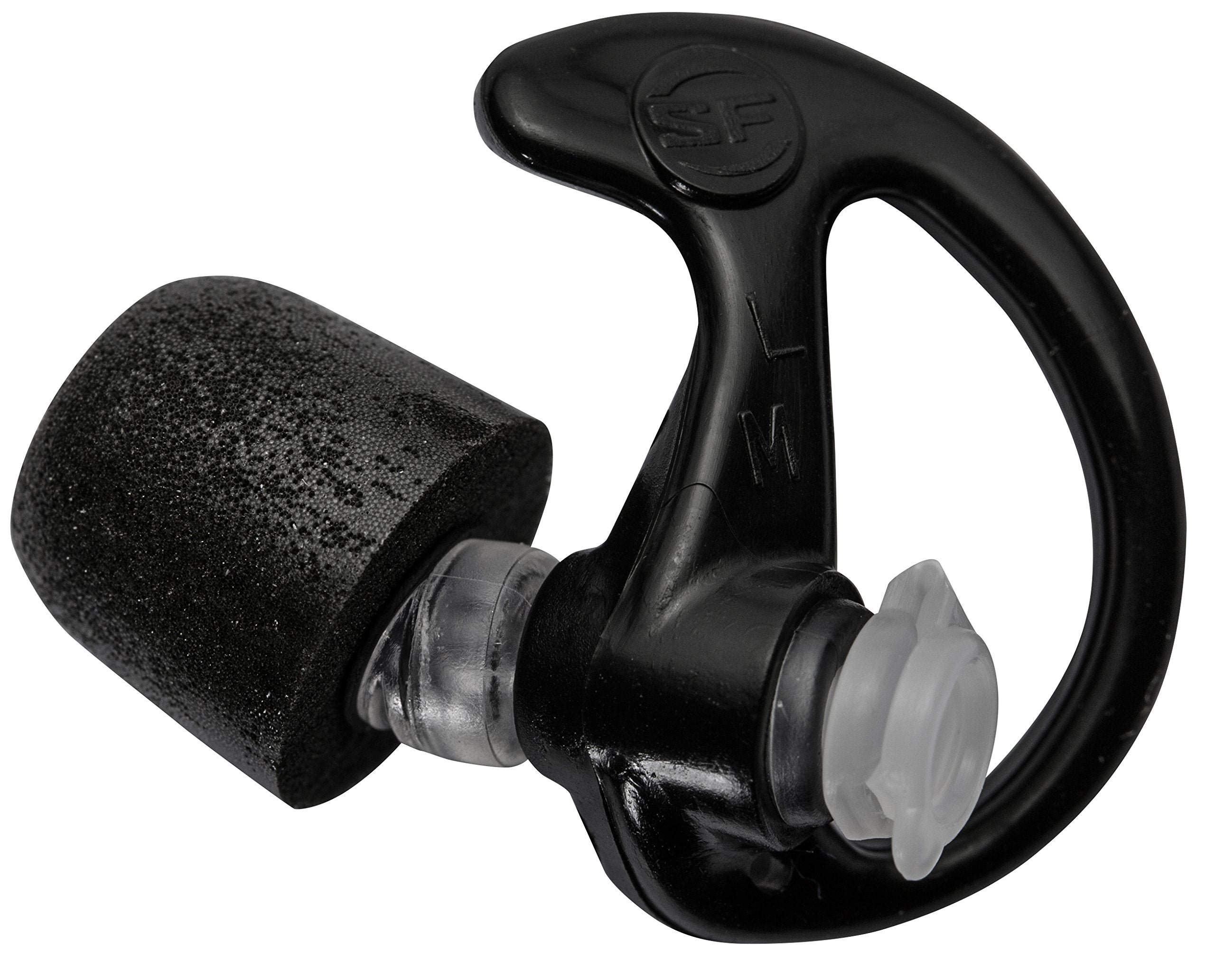 SureFire EP7 Sonic Defenders Ultra filtered Earplugs w/ Comply Canal Tips, reusable, Black, Small