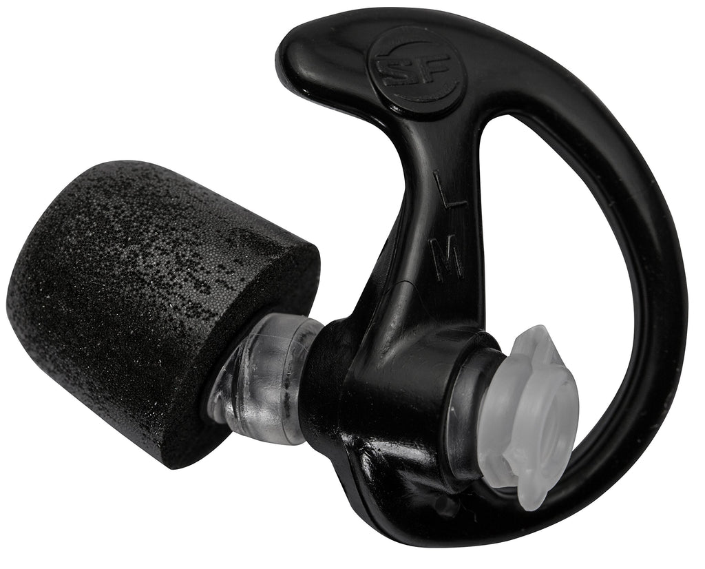 SureFire EP7 Sonic Defenders Ultra filtered Earplugs w/ Comply Canal Tips, reusable, Clear, Large
