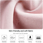ZJHTK High Waist Incontinence Underwear for Women, Cotton Incontinence Protective Briefs, Washable Ladies Panties, 6pcs,Multi Co