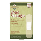 All Terrain Latex-Free Sheer Bandages, Absorbent Non-Stick Pad, 40 Count, Sterile