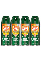 OFF! Deep Woods Sportsmen Insect Repellent Aerosol, Bug Spray Containing 30% Deet, Protects Against Mosquitoes, 6 Oz, 4 Count
