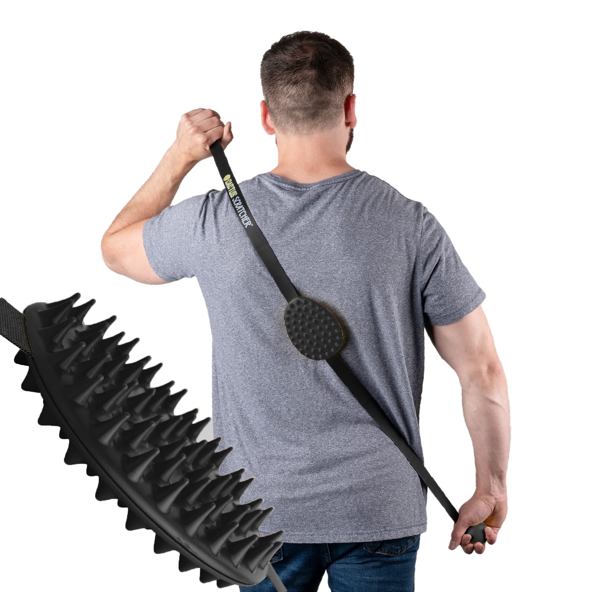 Cactus Scratcher Original Back Scratcher for Itching Relief, 2-Sides with Aggressive & Soft Spikes, Long Handheld Scratchers for