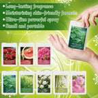 Dansib 24 Pack Power Mist Hydrating Hand Sanitizer Spray Refillable Hand Sanitizer Travel Size with Hydrating Botanical Mist for