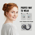 Ear Plugs, Medical Grade Silicone Ear Plugs for Sleeping, 25dB Ear Plugs for Noise Cancelling, 1g Extra-light Weight Earplugs, A