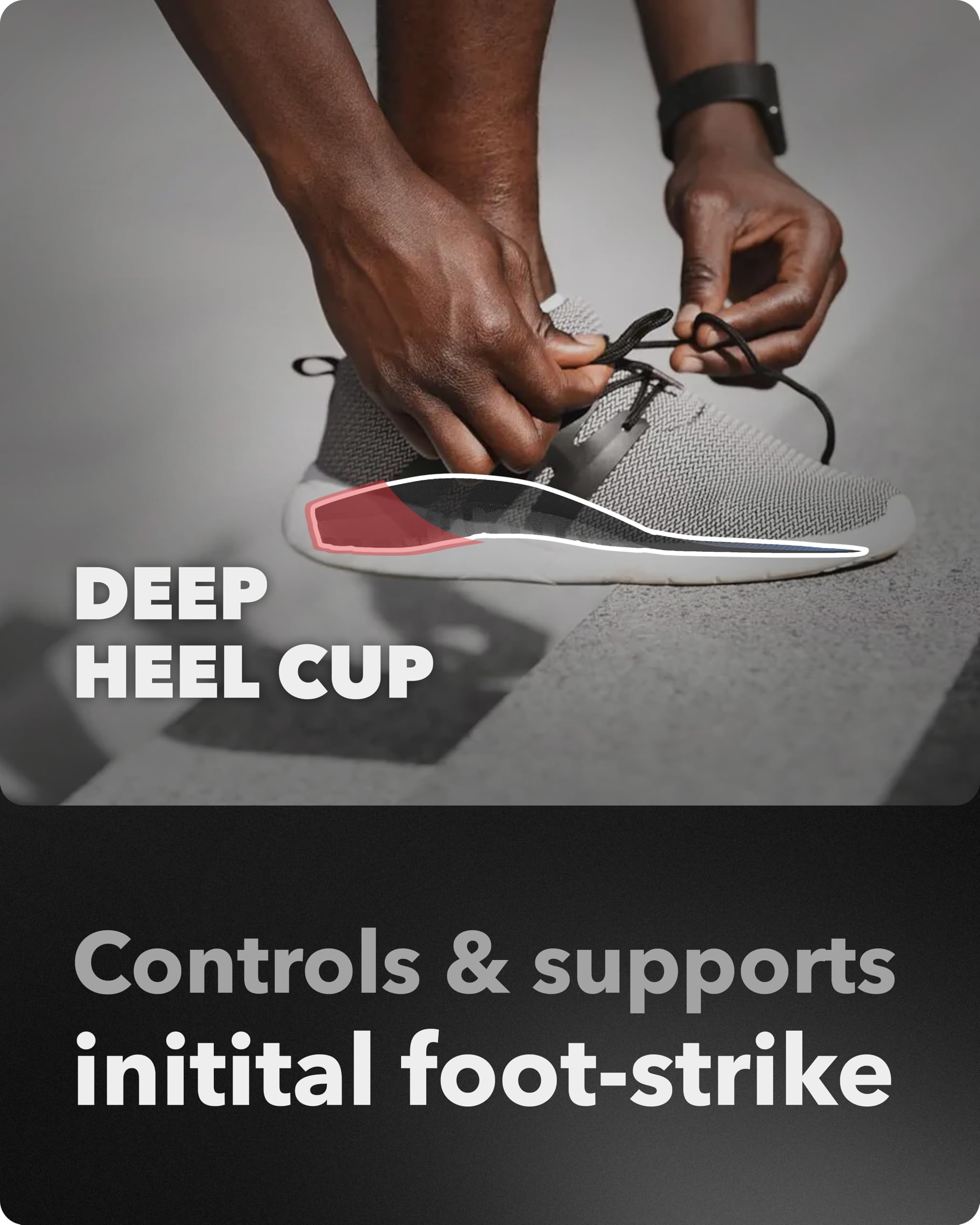Spenco PolySorb Heavy Duty Insoles - Performance Foam Shoe Inserts w/ 4-Way Stretch Fabric & SpenCore Layer for Shock Absorption