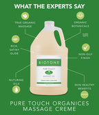 Biotone Pure Touch Organic Massage Gel, 128 Ounce