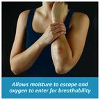 Nexcare Tegaderm Waterproof Transparent Dressing, Dirtproof, Germproof, Provides Protection To Minor Burns, Scrapes, Cuts, Blist