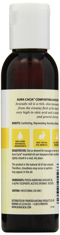 Aura Cacia Avocado Skin Care Oil | GC/MS Tested for Purity | 118ml (4 fl. oz.)