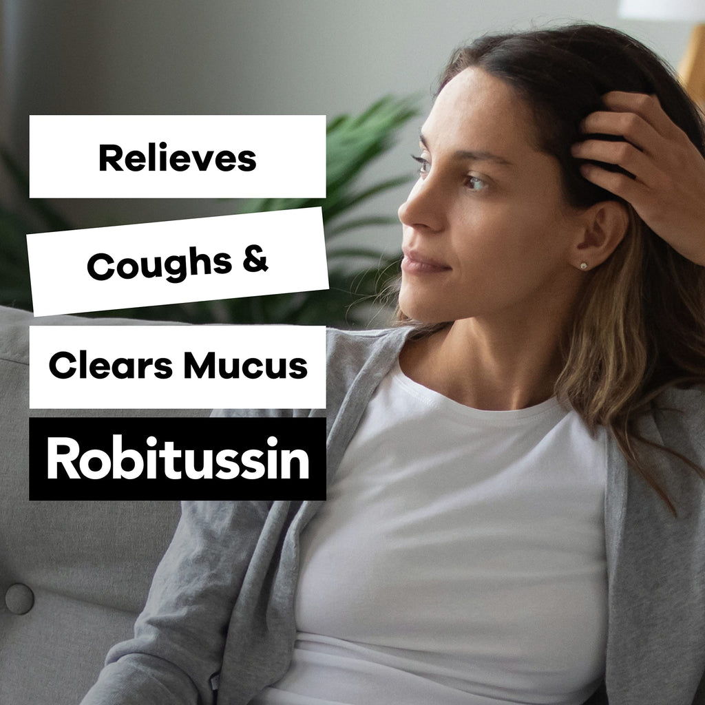 Robitussin Adult Maximum Strength Cough Plus Chest Congestion DM Max, Cough Suppressant and Expectorant, Raspberry Flavor, 8 Fl