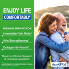 HemRid Complete Hemorrhoid Support System - Max Formula, Lidocaine Cream & Fiber Gummies for Immediate Relief & Long-Term Comfor