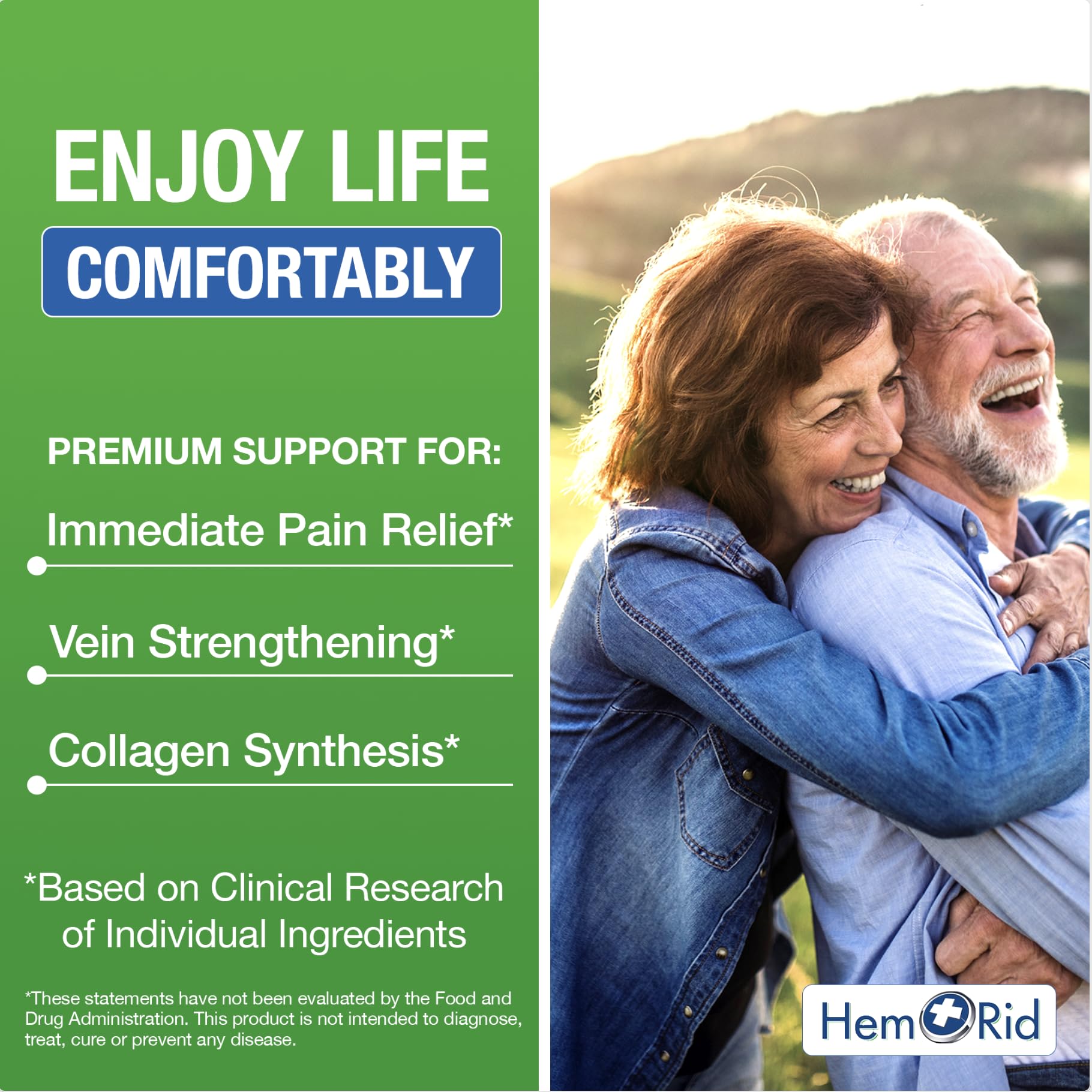 HemRid Complete Hemorrhoid Support System - Max Formula, Lidocaine Cream & Fiber Gummies for Immediate Relief & Long-Term Comfor