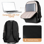 Fasrom Nurse Bag Backpack for Work Women with USB Charging Hole, Home Health Clinical Bag with Laptop Compartment for Staff Nurs