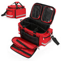 Medical Bag Empty First Aid Bag Home Health Nurse Bag Empty First Aid Storage Bag with Detachable Divider Medical Supplies Emerg