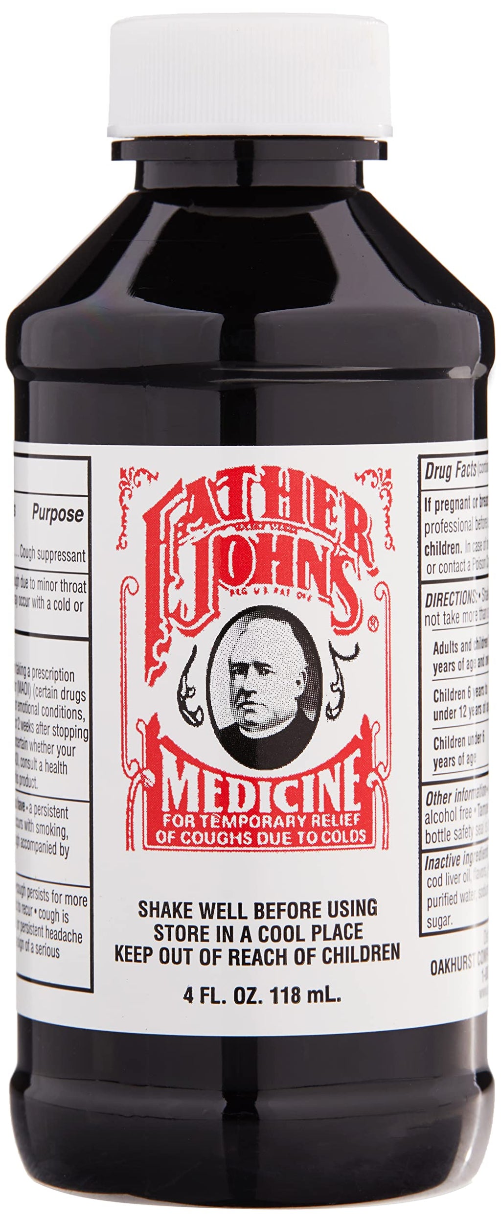 Father Johns Alcohol Free Cough Medicine, 4 Ounces