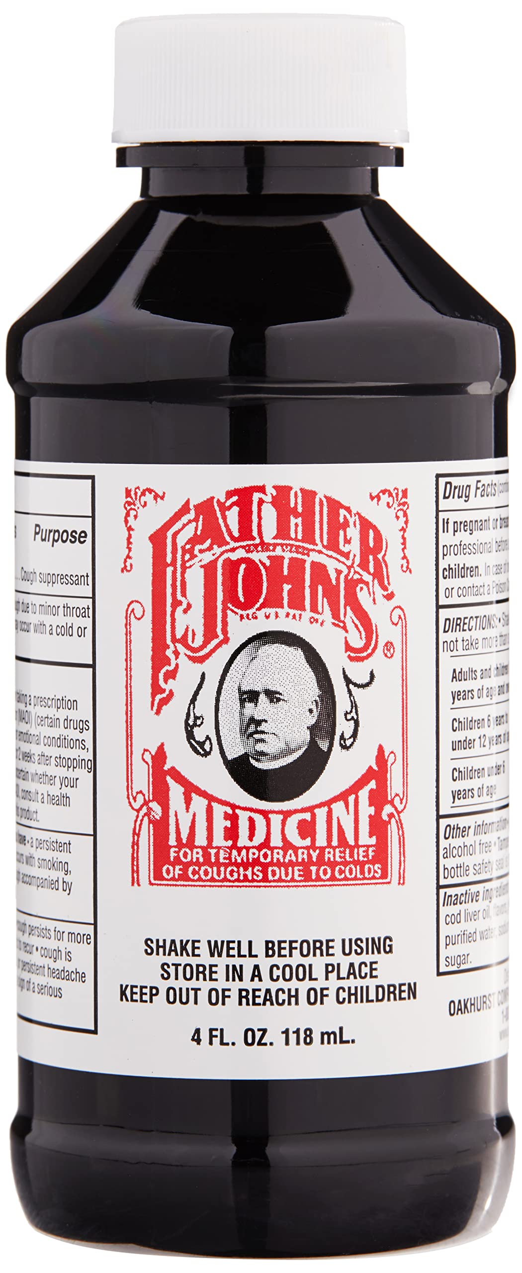 Father Johns Alcohol Free Cough Medicine, 4 Ounces