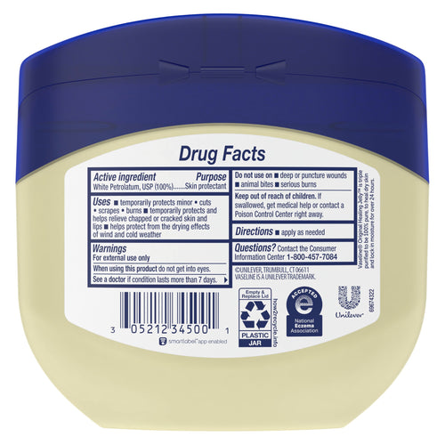Vaseline Healing Jelly Original White Petroleum Jelly Protectant For Dry Cracked Skin and Eczema Relief Pure Petroleum Jelly 13