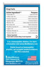 MediNatura WellMind Natural Calming Remedy Helps Ease Stress, Tension & Nervousness - 10 Homeopathic Soothing Botanicals Help Ca