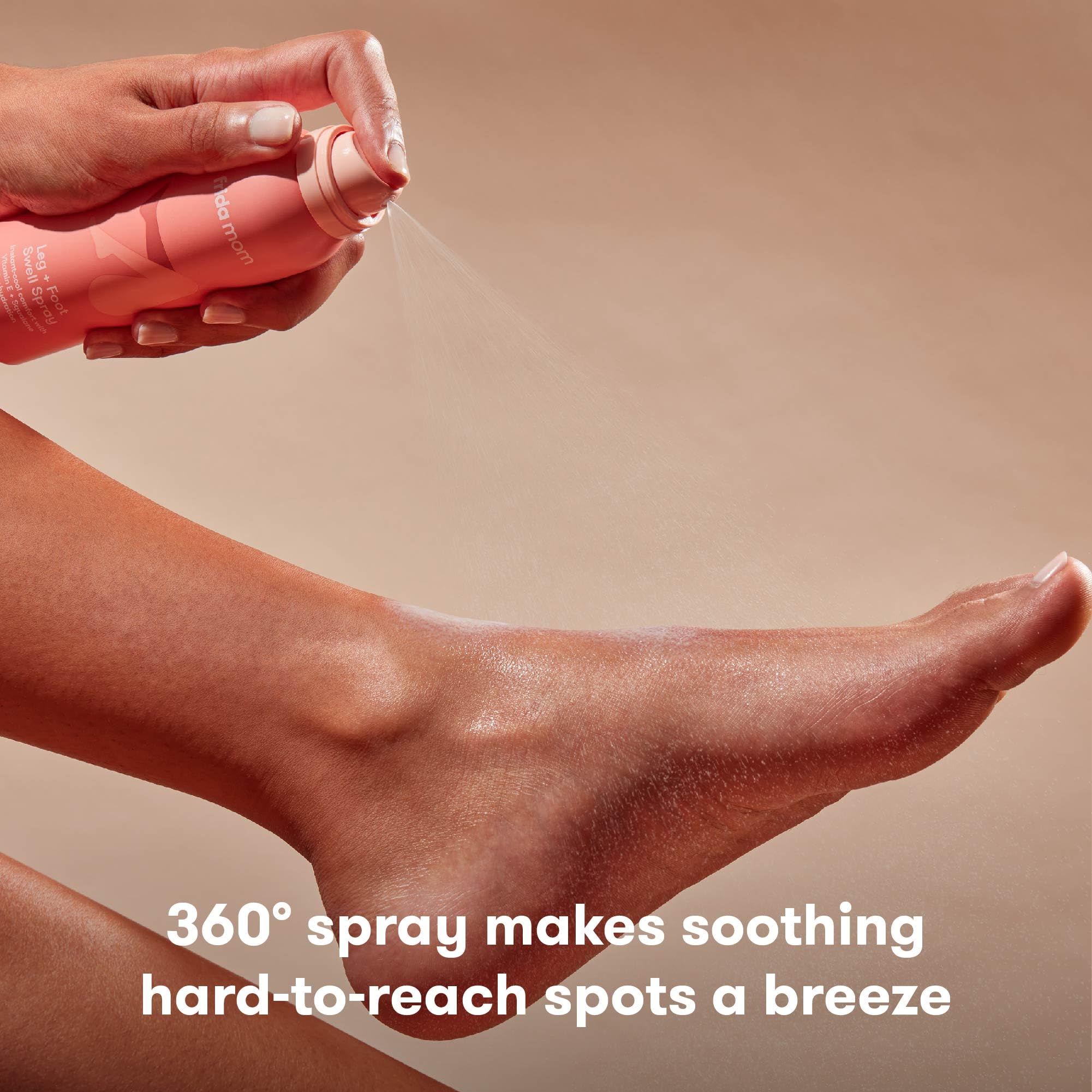 Frida Mom Foot Spray for Muscle Relief and Swelling of Leg and Foot, Pregnancy Must Haves, 3.4oz