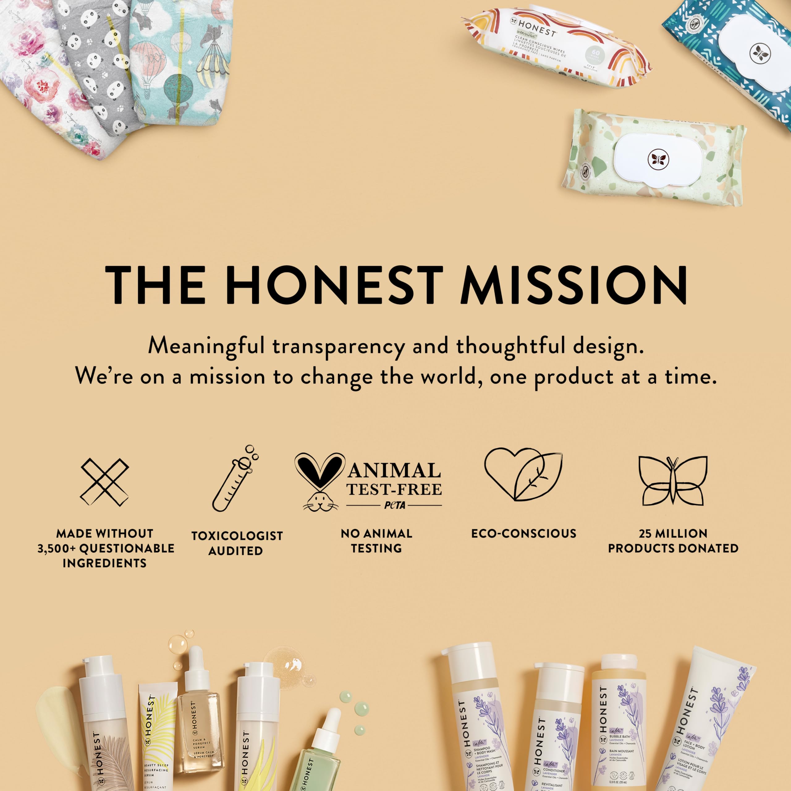The Honest Company Plant-Based Hand Sanitizer Spray | Kills 99.9% of Germs | Hypoallergenic, Quick-drying + Moisturizing | Coast