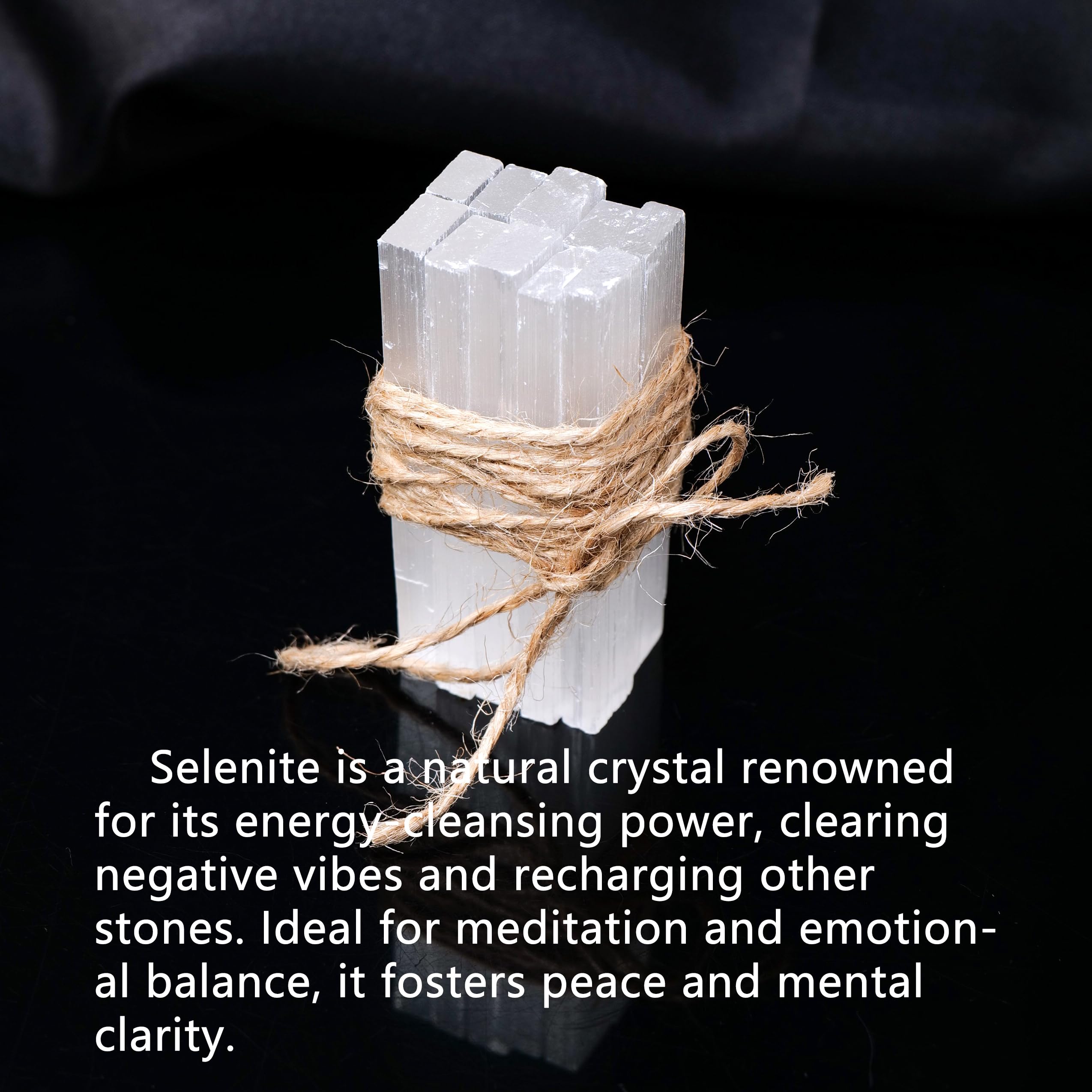 Runyangshi 20PCS Selenite Sticks Natural Selenite Crystals Wands Bulk Selenite Crystal Charging Energy Protection Reiki Healing