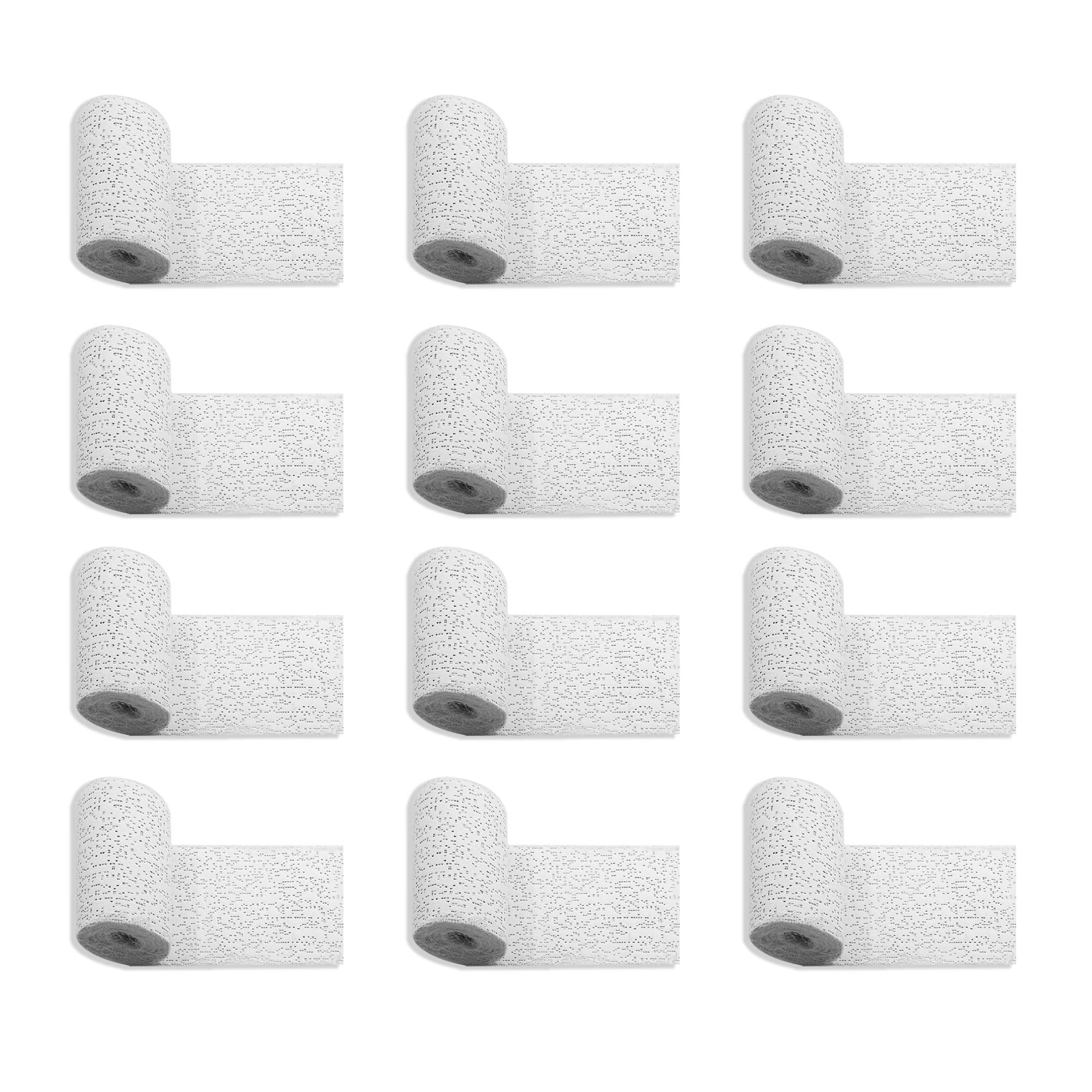 TCAIRG Plaster Gauze Bandage for Hobby Craft, Masks, Scenery, Arts and Crafts, Belly Cast - 5 x 180 (5yd) Gauze Bandage Roll (12