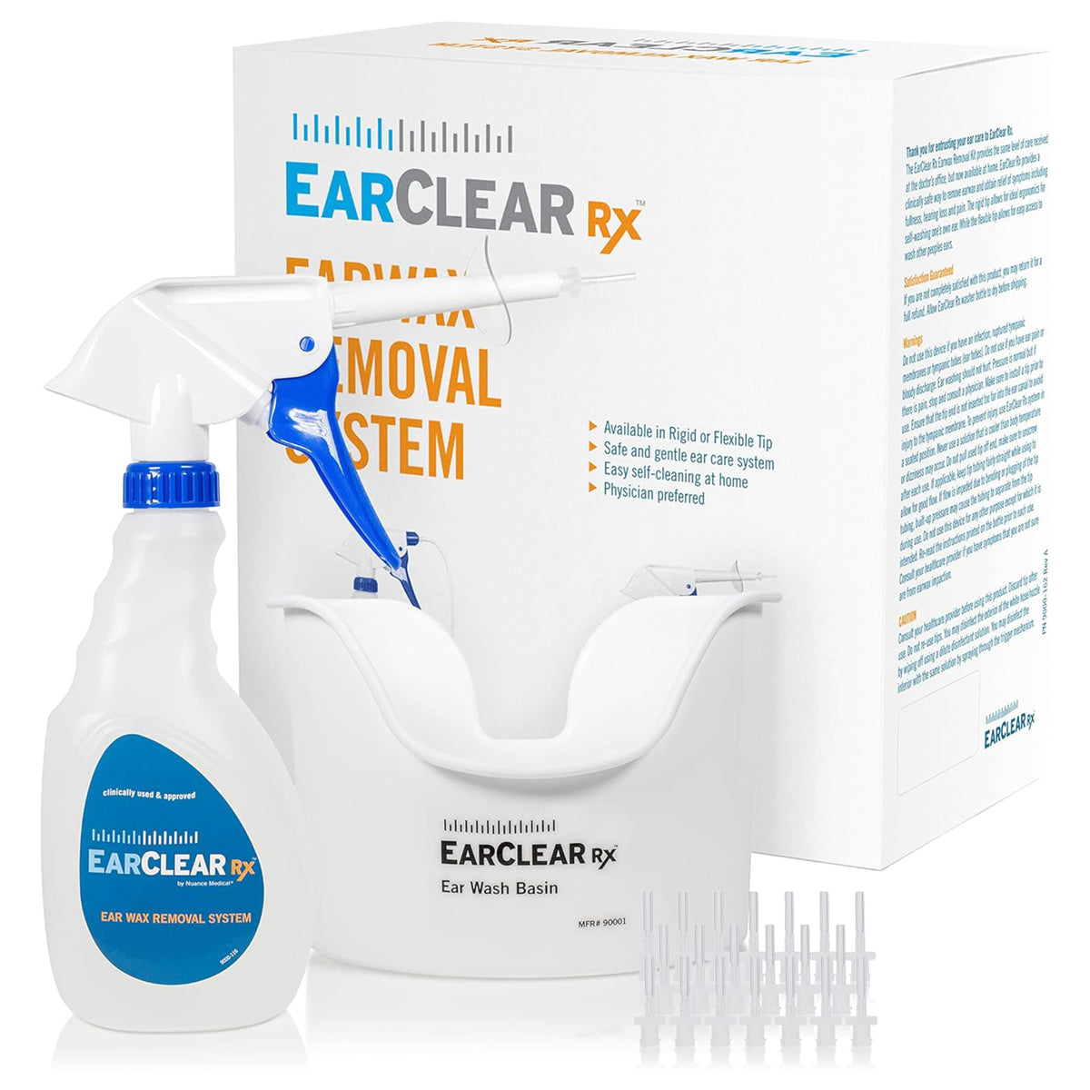 EarClear Rx Complete Ear Wax Removal & Cleaning Kit  Safe, Gentle, DoctorRecommended Ear Cleaning & Ear Wax Removal Kit for Ad
