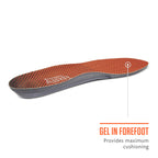 Sof Sole mens Airr Performance Full-length Insole, Orange, 9-10.5 US