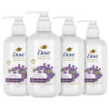 Dove Advanced Care Hand Sanitizer Lavender & Chamomile Pack of 4 for Soft, Smooth Skin, 99.99% Effective Against Many Germs, 8 o