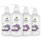 Dove Advanced Care Hand Sanitizer Lavender & Chamomile Pack of 4 for Soft, Smooth Skin, 99.99% Effective Against Many Germs, 8 o