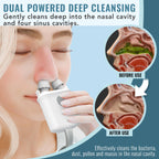 NASALFRESH MD - Dual Powered Nasal Irrigation System Nasal Rinse and Wash - Sinus Decongestant Relief System w/ 30 Saline Packet