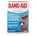 BAND-AID Waterproof Tough-Strips Bandages 20 ea (Pack of 6)