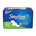 Stayfree Ultra Thin Super Long Pads with Wings For Women, Reliable Protection and Absorbency of Feminine Moisture, Leaks and Per