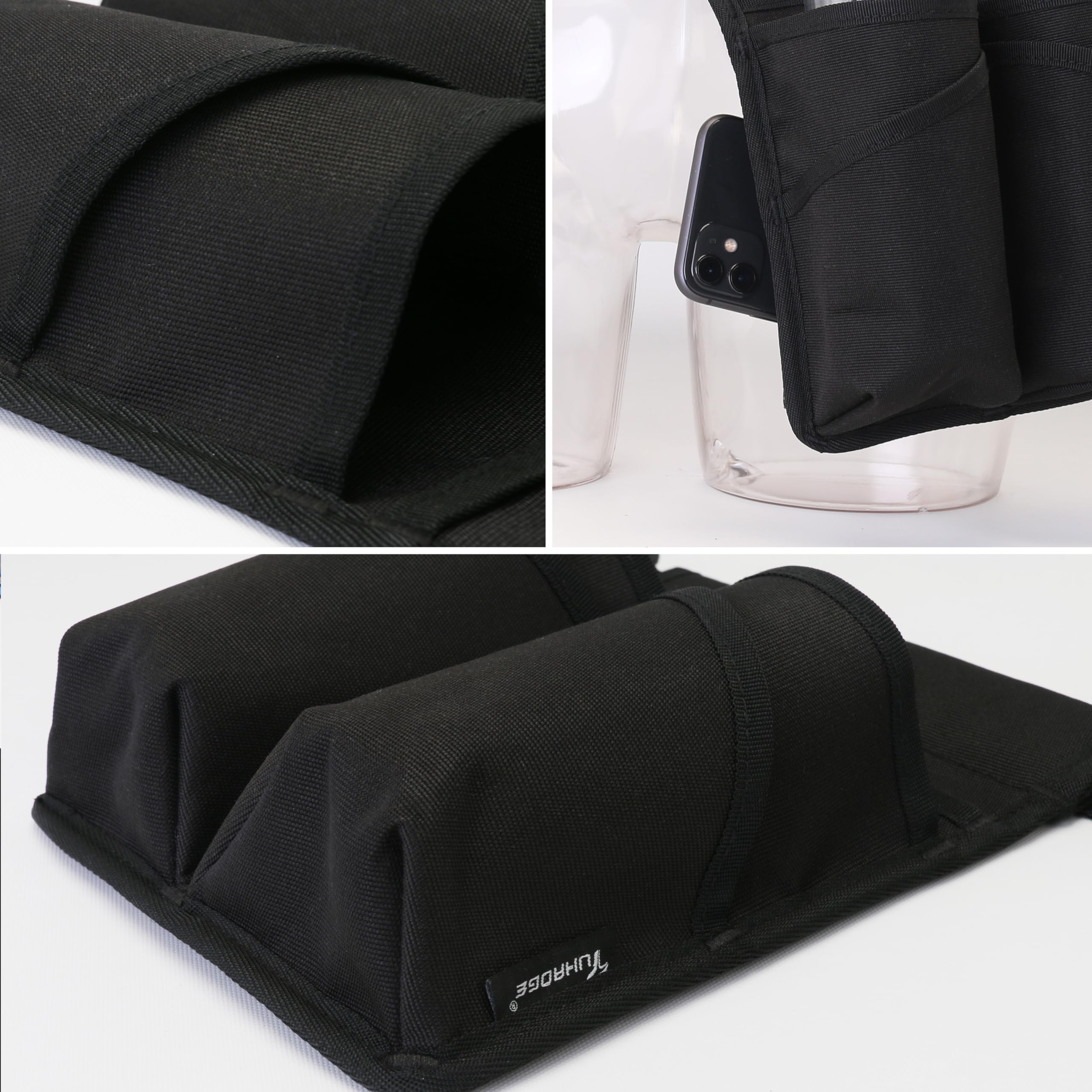 Tuhaoge Massage Bottle Bag,Massage Oil Holster for 2 Bottle s,Lotion Holster,Massage Therapist,Massage Oil Holster, Massage Loti