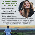 Healfs Quit Smoking Inhaler | Organic Plant Essential Oil Extract | Tobacco-Free | Nicotine-Free | Smokeless Air Inhaler