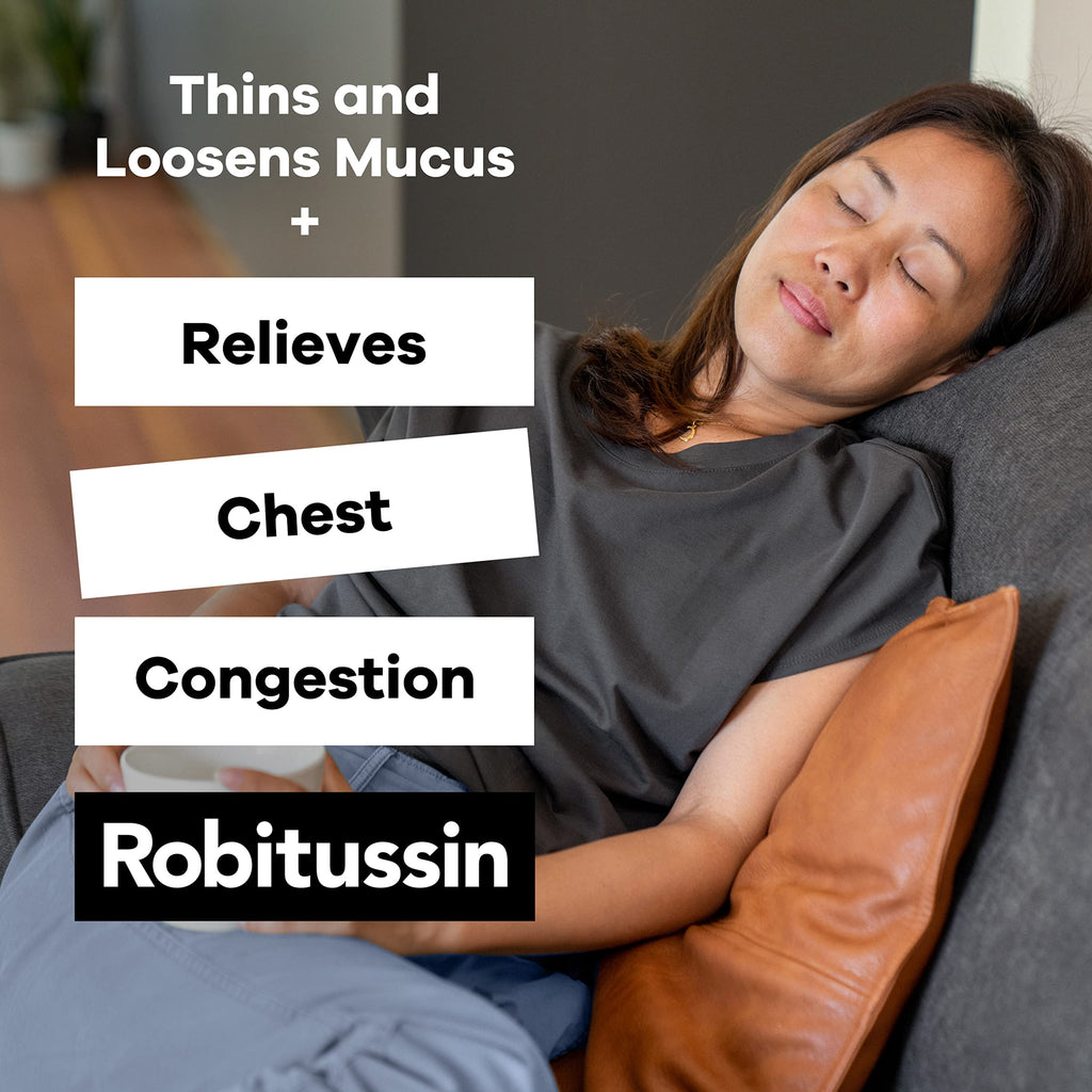 Robitussin Adult Maximum Strength Cough + Chest Congestion DM Max (4 fl. oz. Bottle), Cough Suppressant & Expectorant, Raspberry
