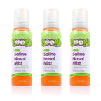 Boogie Saline Nasal Spray Mist for Baby and Kids, Allergy Relief, Nasal Decongestant, Made with Saline, Fresh, 3.1 Ounce (Pack o