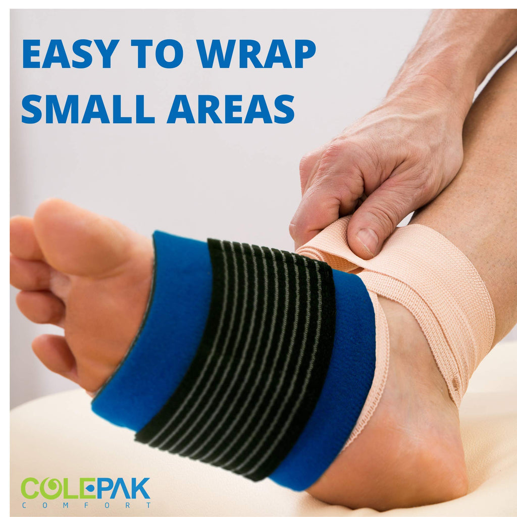 ColePak Comfort Ice Pack Wrap - Reusable - Ideal for Cold Therapy - Cover with Wide Elastic Strap (Gel Pack Not Included)