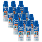Cutter Dry Insect Repellent, Aerosol, 4-Ounce, 12-Count, Clear