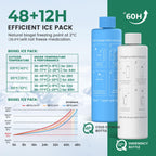 KEKHEALTH 60H Insulin Pen Cooler Trave Case Medication Cooler for Travel Medicine Cooler TSA Approved Medical Travel Cooler Bag