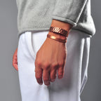 Earth Therapy - The Original 100% Pure Copper Minimalist Bracelet with Ultra Strength Magnets - 3 Cuff Value Set - Unisex - Adju