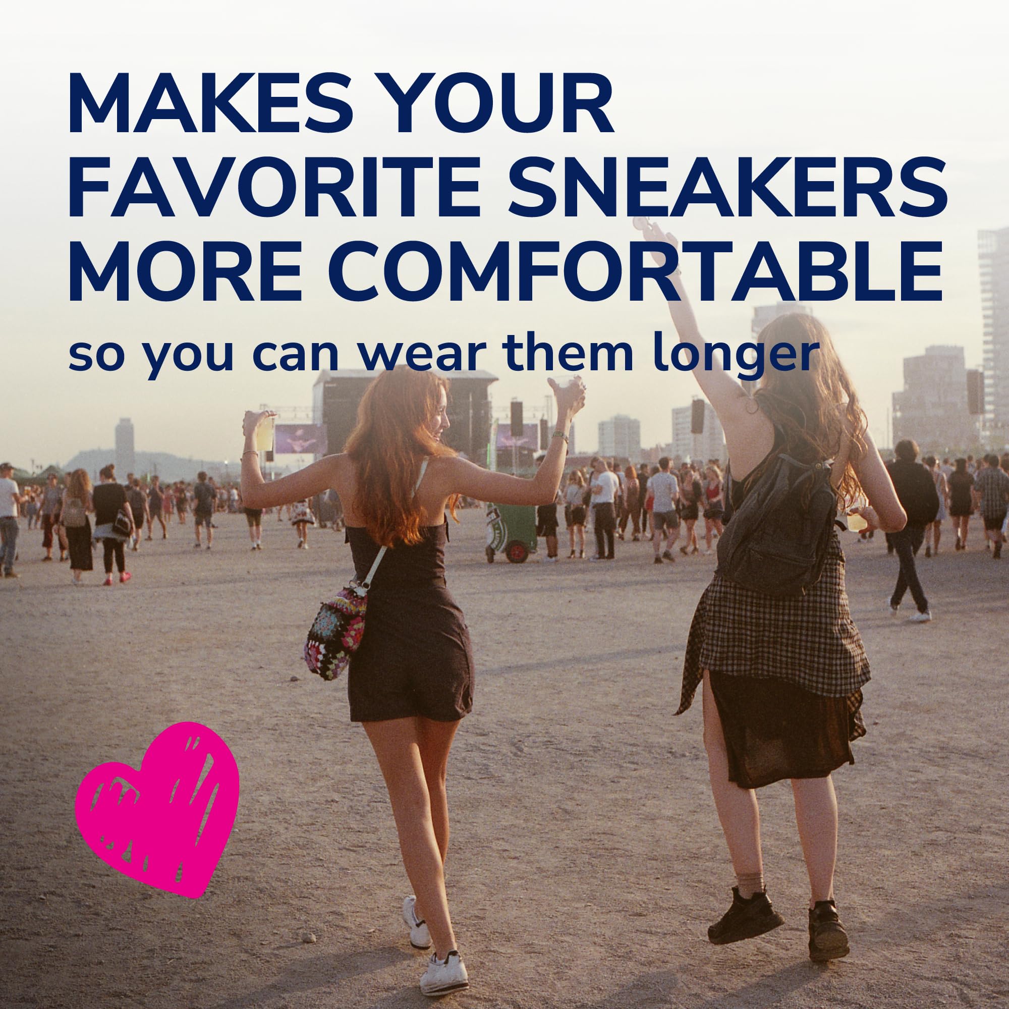 Dr. Scholls Love Your Sneakers Full Length Insoles, All-Day Comfort for Slip on & High Top Sneaker, Prevent Discomfort, Arch Su