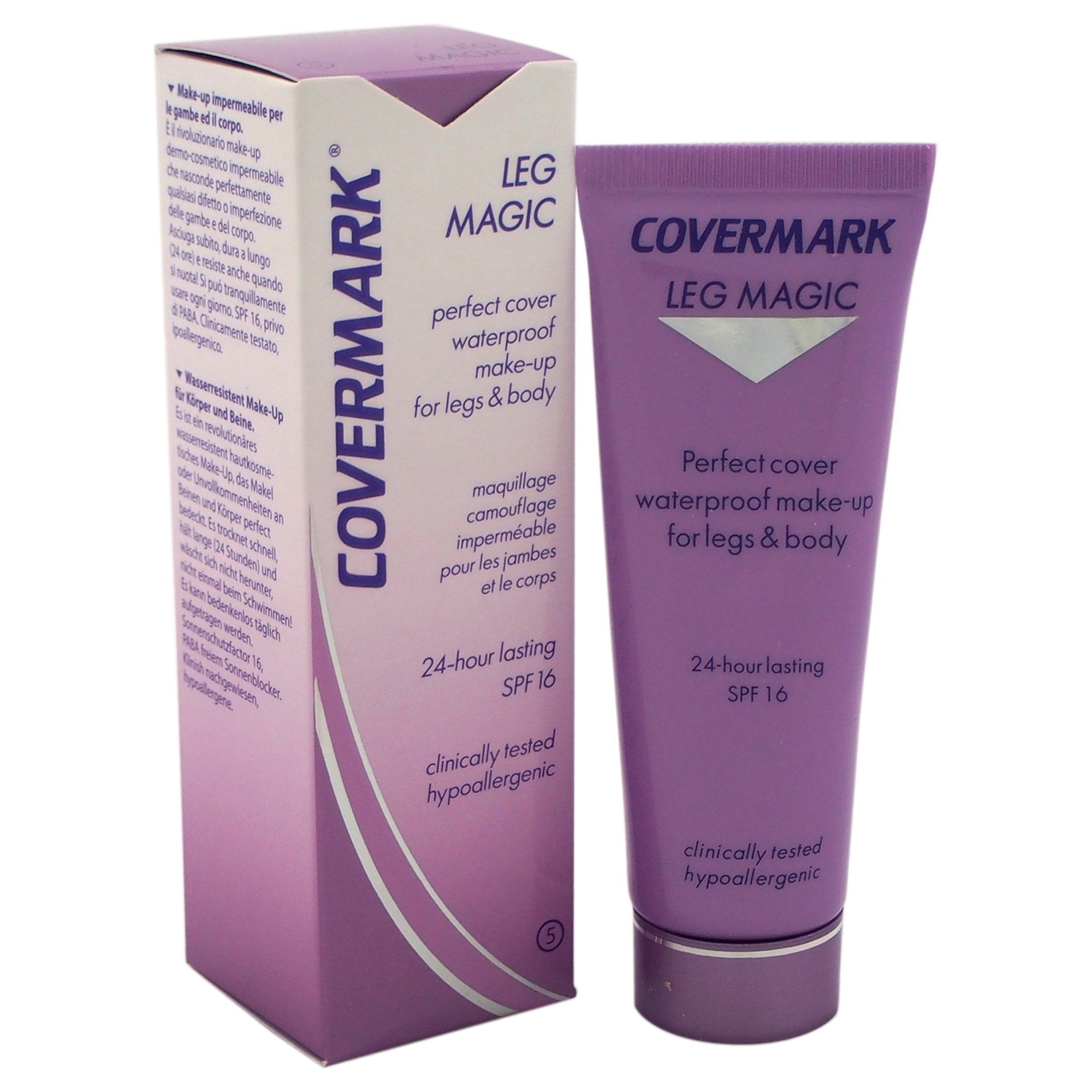 Covermark Womens Leg Magic # 5 SPF 16 Waterproof Leg and Body Fluid Make-Up, 2.54 Ounce
