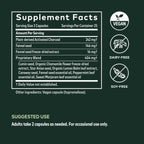 Gaia Herbs Gas & Bloating - Provides Relief from Occasional Gas and Bloating - with Activated Charcoal, Fennel, Chamomile, Cumin