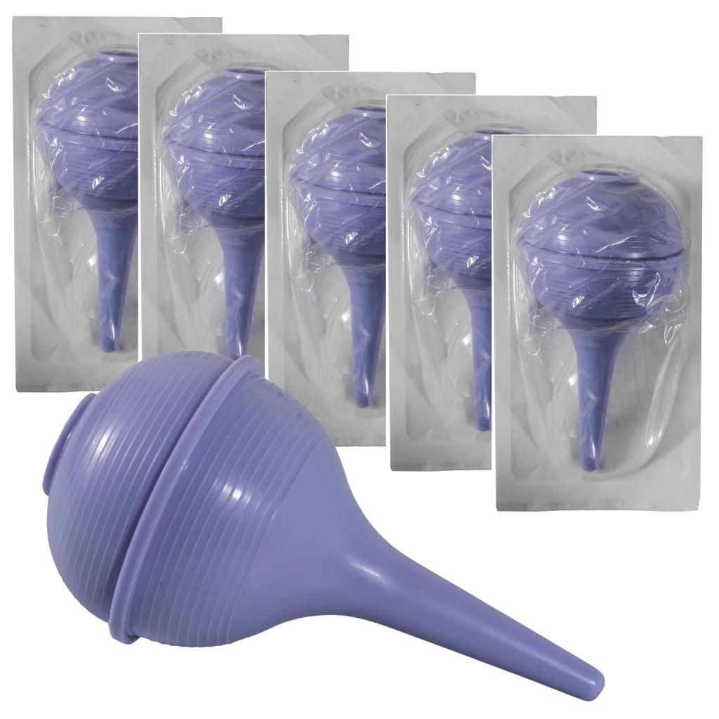 Sterile Rubber Ear Suction Ulcer Bulb - Ear and Nasal Sucker Ball for Washing Cleaning and Wax Removal - Easy Squeeze for Baby a