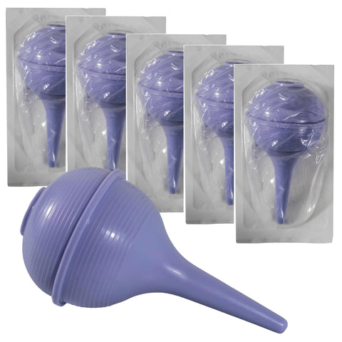 Sterile Rubber Ear Suction Ulcer Bulb - Ear and Nasal Sucker Ball for Washing Cleaning and Wax Removal - Easy Squeeze for Baby a